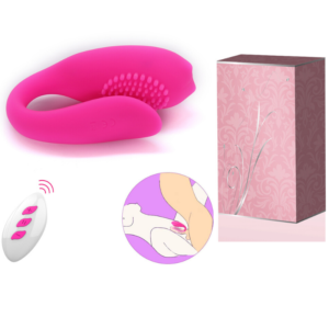 Vibrador para Casais Recarregável com Controle Wireless e 12 Modos de Vibração - Sex shop