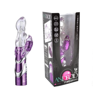 Vibrador Rotativo Recarregável com 10 Modos de Vibração e Rotação - ANDROID W KILLER - Sex shop