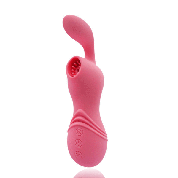 Vibrador E estimulador com Sucção em formato de Coelho - Sex shop