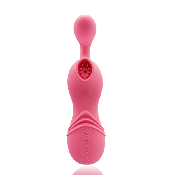 Vibrador E estimulador com Sucção em formato de Coelho - Sex shop