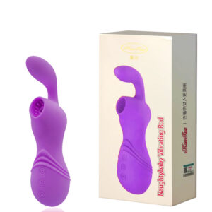 Vibrador E estimulador com Sucção em formato de Coelho - Sex shop