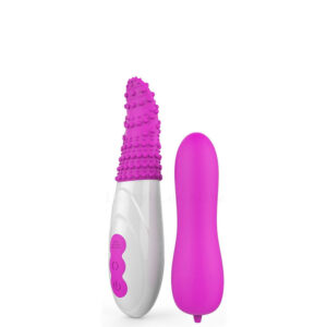 Vibrador Formato Língua Recarregável com 9 Modos de Vibração - Sex shop