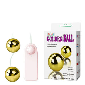 Bolas de Pompoar com Vibração Multivelocidade - GOLDEN BALL Baile