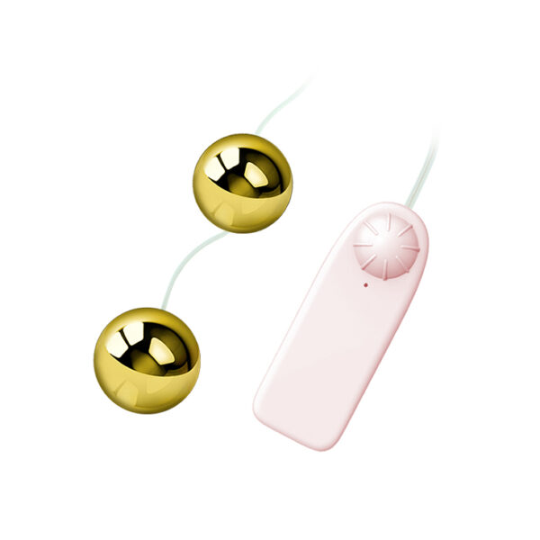 Bolas de Pompoar com Vibração Multivelocidade - GOLDEN BALL Baile