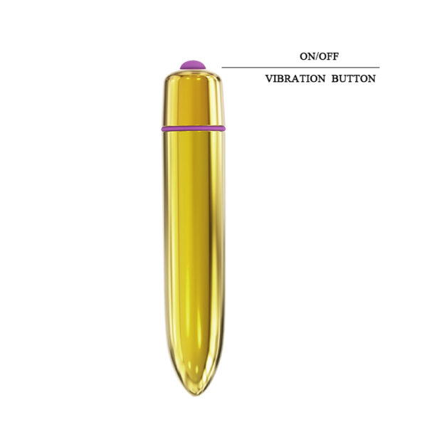 Vibrador Dourado com 10 Modos de Vibração - MINI VIBE