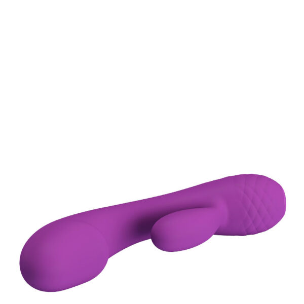 Vibrador Recarregável Ponto G com Estimulador Clitoriano e 12 Modos de Vibração - PRETTY LOVE DOREEN