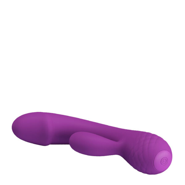 Vibrador Recarregável Ponto G com Estimulador Clitoriano e 12 Modos de Vibração - PRETTY LOVE DOREEN