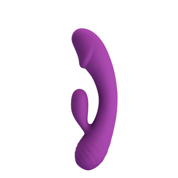 Vibrador Recarregável Ponto G com Estimulador Clitoriano e 12 Modos de Vibração - PRETTY LOVE DOREEN