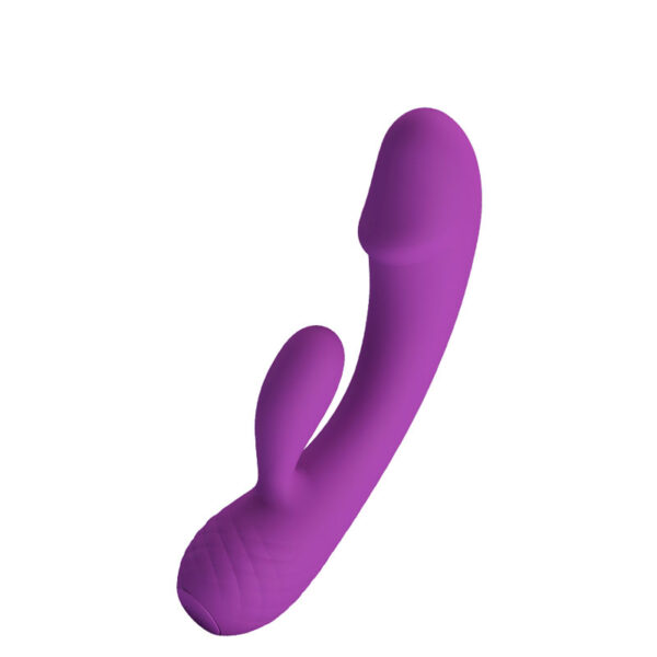 Vibrador Recarregável Ponto G com Estimulador Clitoriano e 12 Modos de Vibração - PRETTY LOVE DOREEN