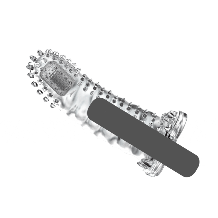 Capa Peniana Extensora com Nódulos Massageadores e Cápsula Vibratória - BRAVE MAN