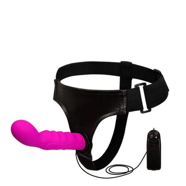 Cinta Peniana com Penetrador Ponto G em Silicone Multivelocidade - ULTRA HARNESS - Sexshop