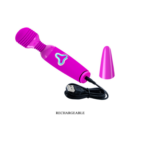 Vibrador Recarregável Corporal com 7 Modos de Vibração - PRETTY LOVE BODY WAND