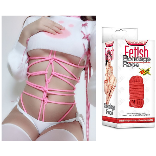 Fetish Rope - Corda para Bondage - Lovetoy - Sex shop