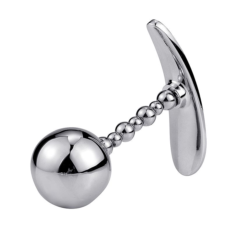 Plug Anal de Aço Com Bola Tamanho G - Sexshop