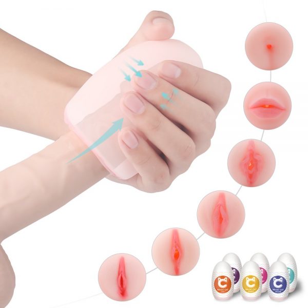 Kit com 6 EGG em Cyberskin - Magic Cat - S-Hande - Image 2