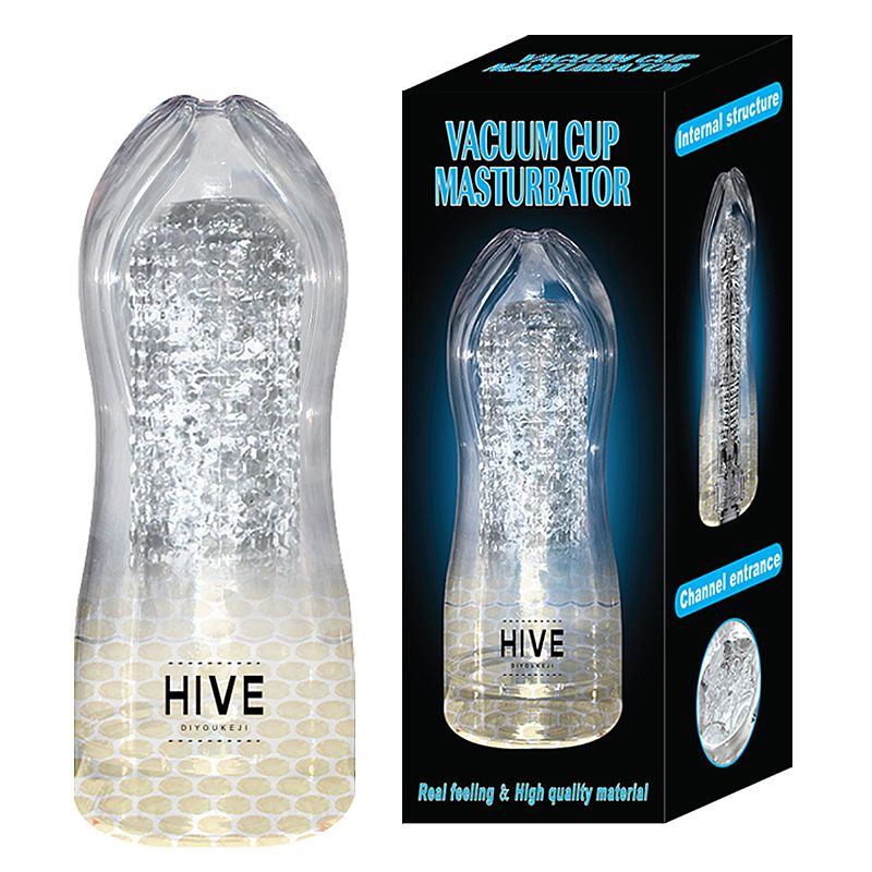 Masturbador Masculino Transparente Lanterna - Hive Sexshop