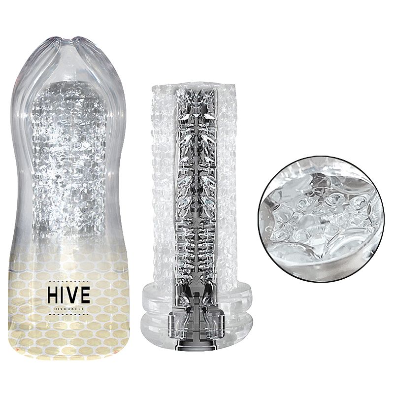 Masturbador Masculino Transparente Lanterna - Hive Sexshop