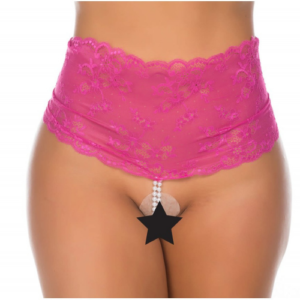 Tanga Perola Fio Dental Elegance Pink Pimenta Sexy.