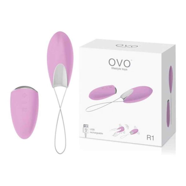 Vibrador Ovo Lifestyle R1 Branco - Recarregável LUXO - Sexshop