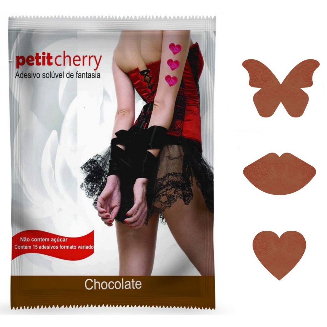 Adesivo Solúveis Comestível Petitcherry Caminhos Do Amor Chocolate