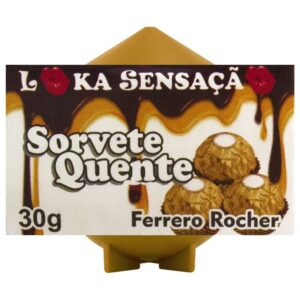 Vela Comestível Sorvete Quente Loka Sensação Ferrero Rocher
