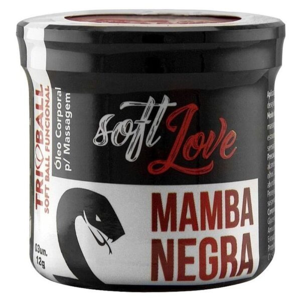 Bolinha Funcionl Mamba Negra Triball Soft Love