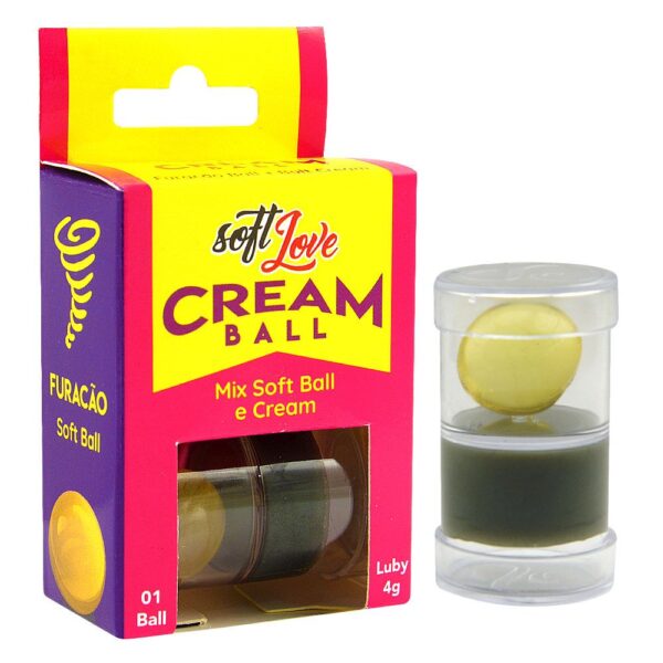 Bolinha Cream Ball Furacão Ball + Bolt Cream Mix de Sensações