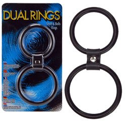 Anel Peniano Duplo Dual Rings Feito em Silicone Macio