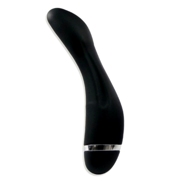 Vibrador Curvo Ponto G Aile - Liso em Silicone ABS - Sex shop