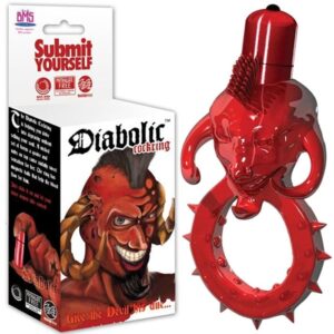 Anel Peniano Com Formato Diabólico Diabolic Cockring