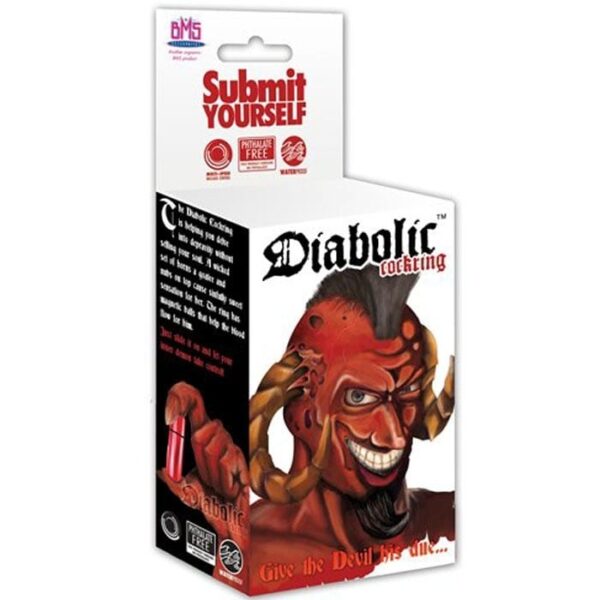 Anel Peniano Com Formato Diabólico Diabolic Cockring