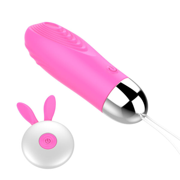 Vibrador Controle Remoto Bullet com 10 vibrações em silicone - Sexshop