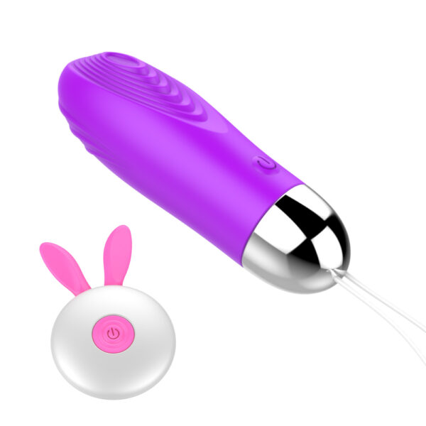 Vibrador Controle Remoto Bullet com 10 vibrações em silicone - Sexshop