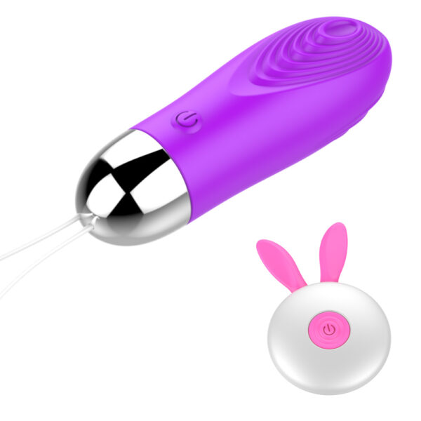 Vibrador Controle Remoto Bullet com 10 vibrações em silicone - Sexshop