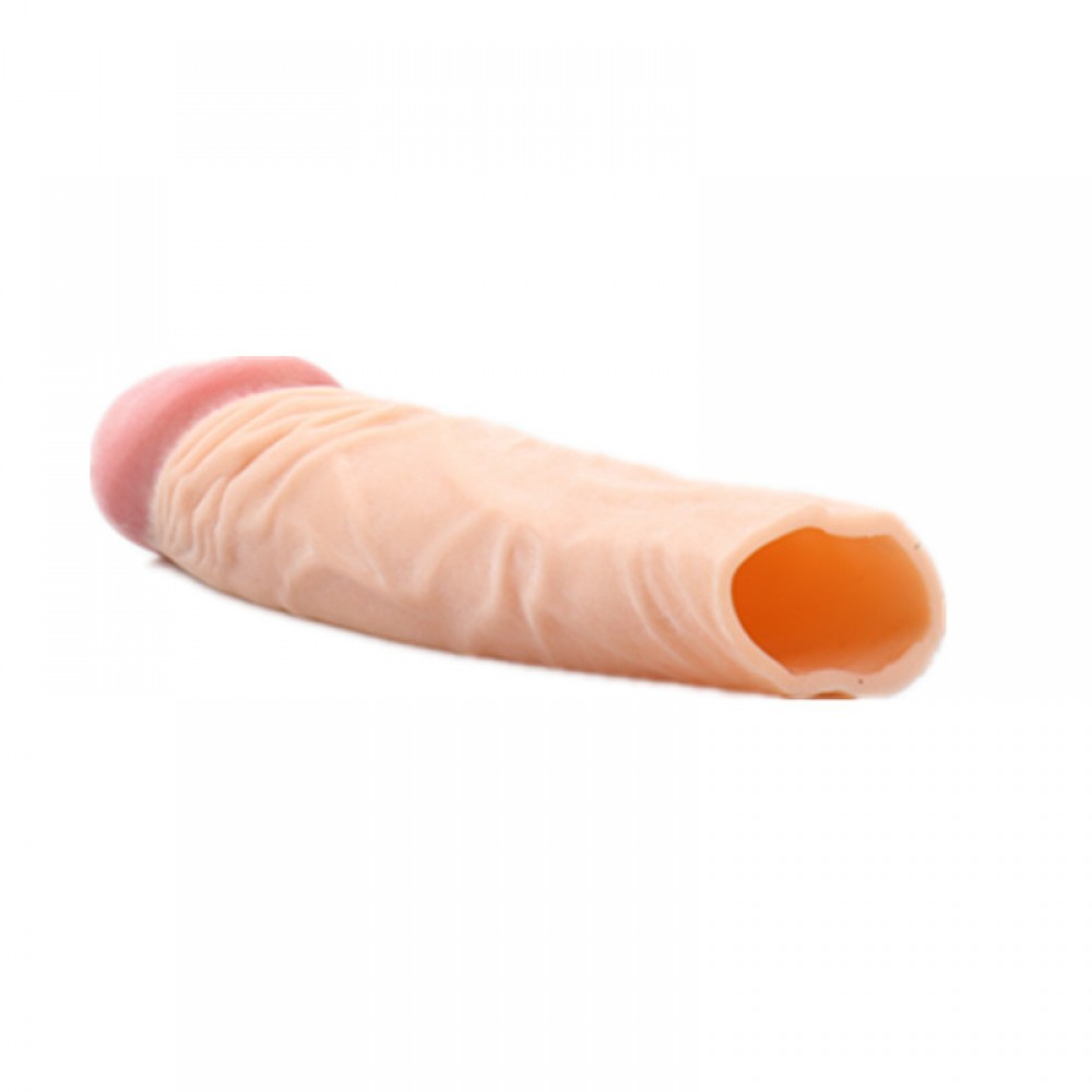 Capa Peniana em Silicone para Aumento Instantâneo 18,5x4 - Sexshop