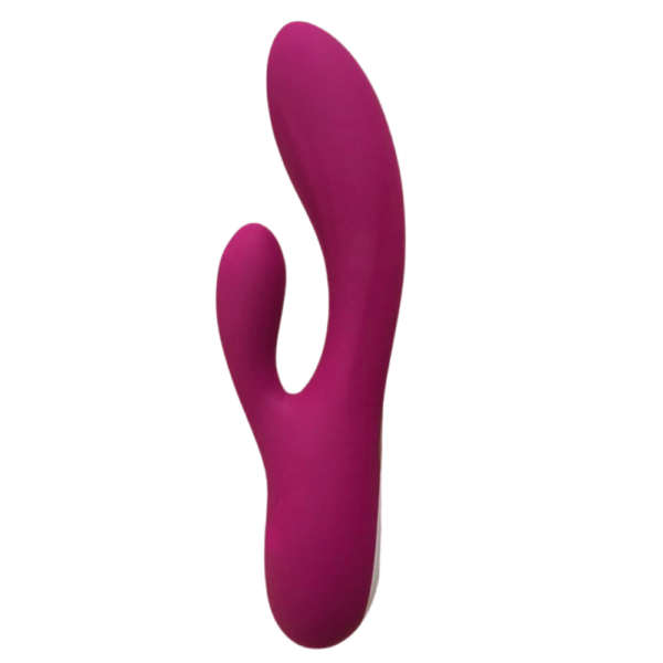 Vibrador Ponto G Full com estimulador de clitóris em Silicone - TOPO TOYS Sex shop