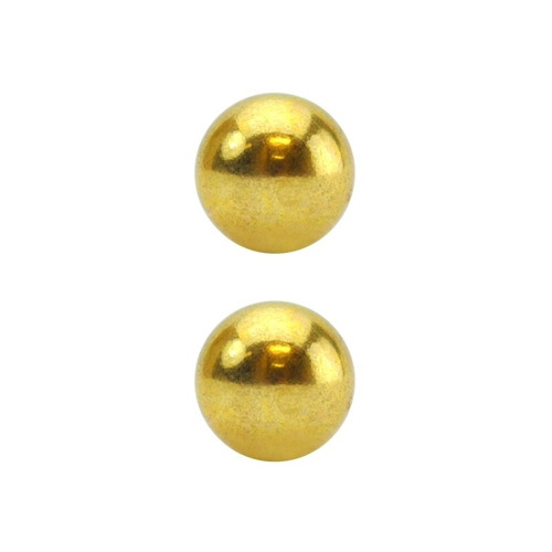 Bolas Para Pompoarismo Aço Inox Douradas - Oriental Gold Ball