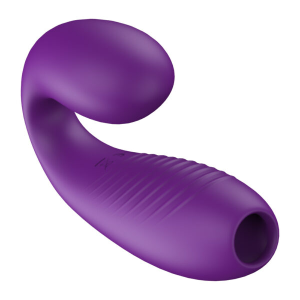 Vibrador para Casal Stimulador em silicone super macio ABS, com funçao de sucção, 7 modos de vibrações - Sexshop