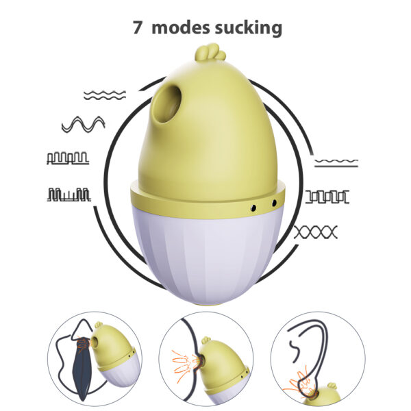 Estimulador Duck Feminino de Sucção com 7 modos de sugar - Sexshop