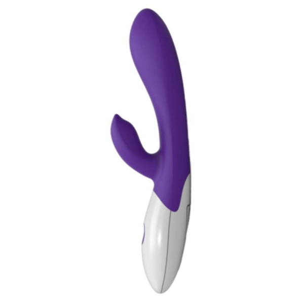 Vibrador duplo com Acabamento Matte - Roxo - Sex shop