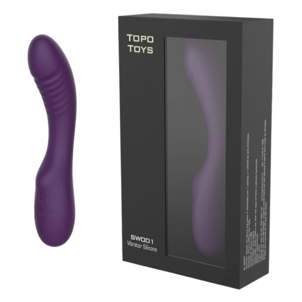 Vibrador Ponto G Full em silicone ABS - TOPO TOYS - Sex shop