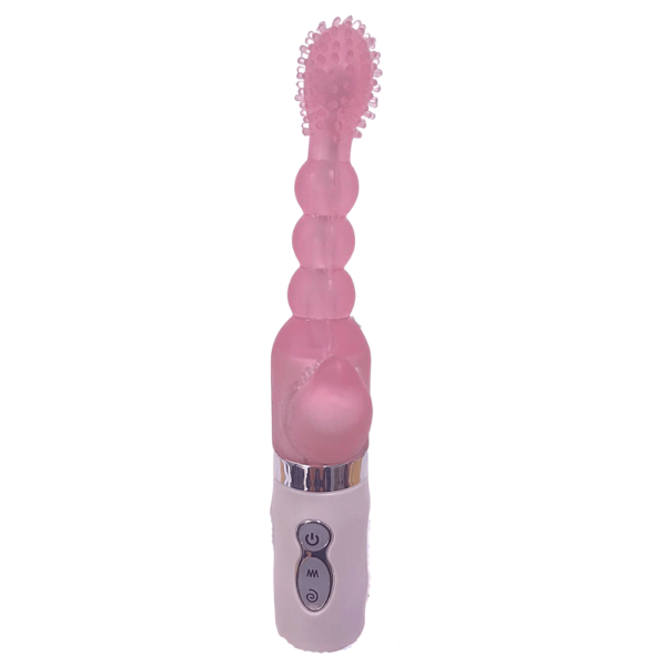 Vibrador e Estimulador Clitoriano Gegi em Silicone ABS - Sex shop