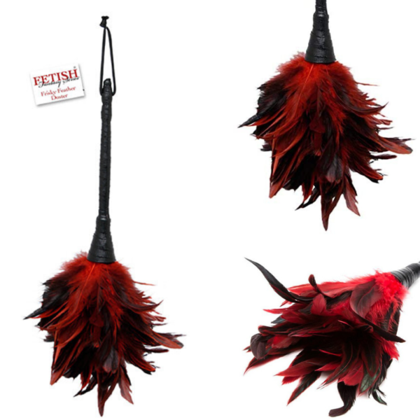 Chibata Pluma Erótica Frisky Feather Duster - Fetish-0