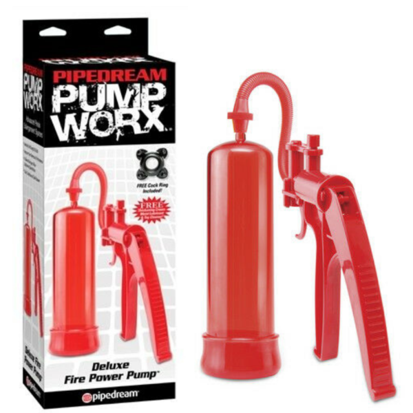 Bomba Peniana Estilo Pistola Pipidream Pump Work Red