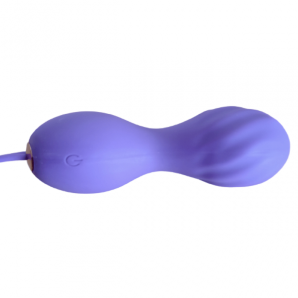 Vibrador Bolinha ou Pompoar de Silicone Rotativo com Controle Remoto - TOPO TOYS - Sex shop