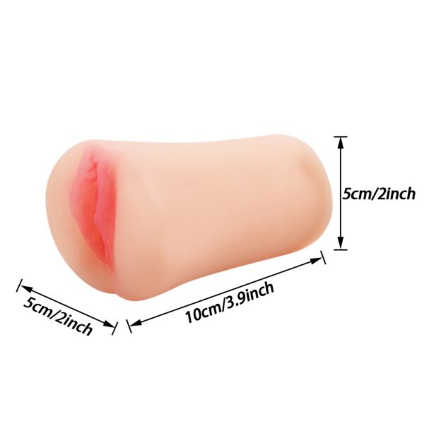 Masturbador Masculino vagina Pussy feito em Cyberskin 11cm - Sexshop