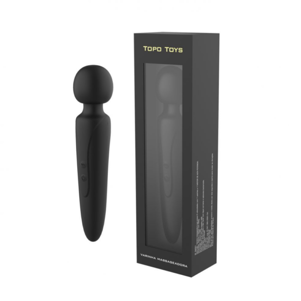 Vibrador Varinha Magica Massageadora Power em Silicone ABS TOPO TOYS - Sex shop