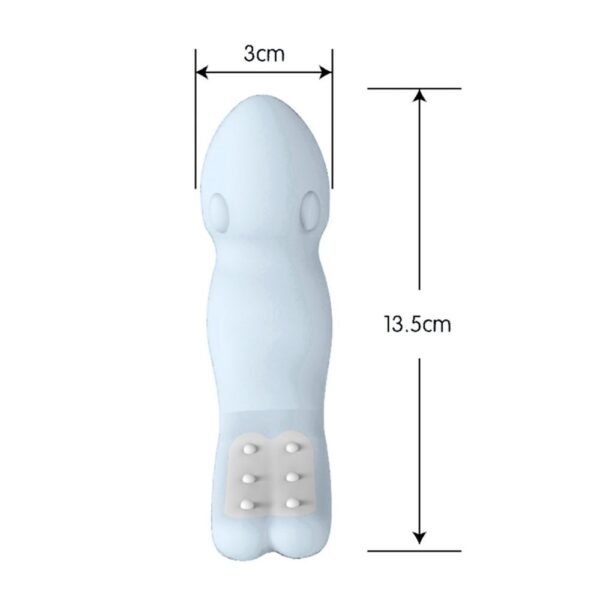 Vibrador de alta potencia Squide com 10 modos vibracionais - Sex shop