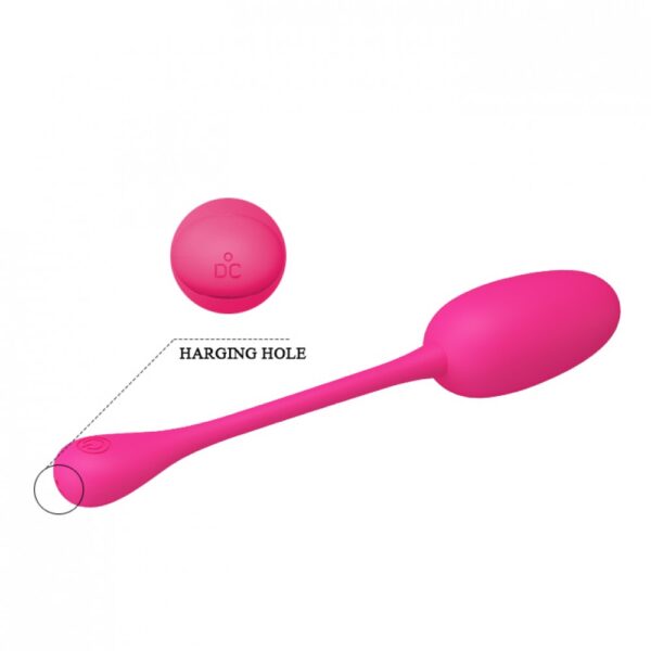 Vibrador Bullet em silicone super soft cirúrgico e ABS com 12 Vibrações - Pretty Love Knucker