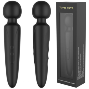 Vibrador Varinha Magica Massageadora Power em Silicone ABS TOPO TOYS - Sex shop